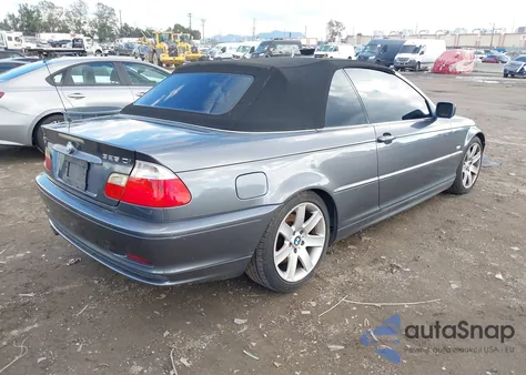 2002 BMW 325Ci z USA, uszkodzony, nr VIN WBABS33452PG86095